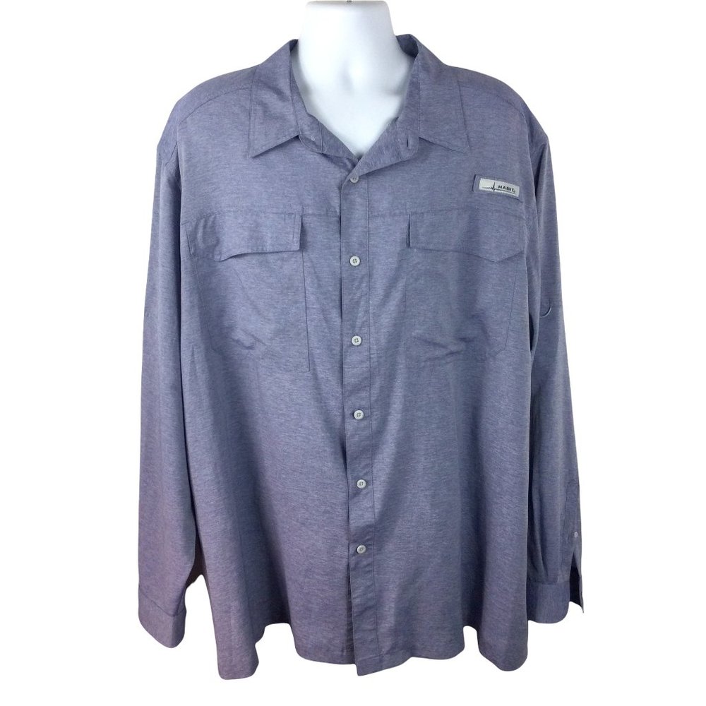 Habit River Fishing Lightweight Shirt UPF‎ 40, 3XL